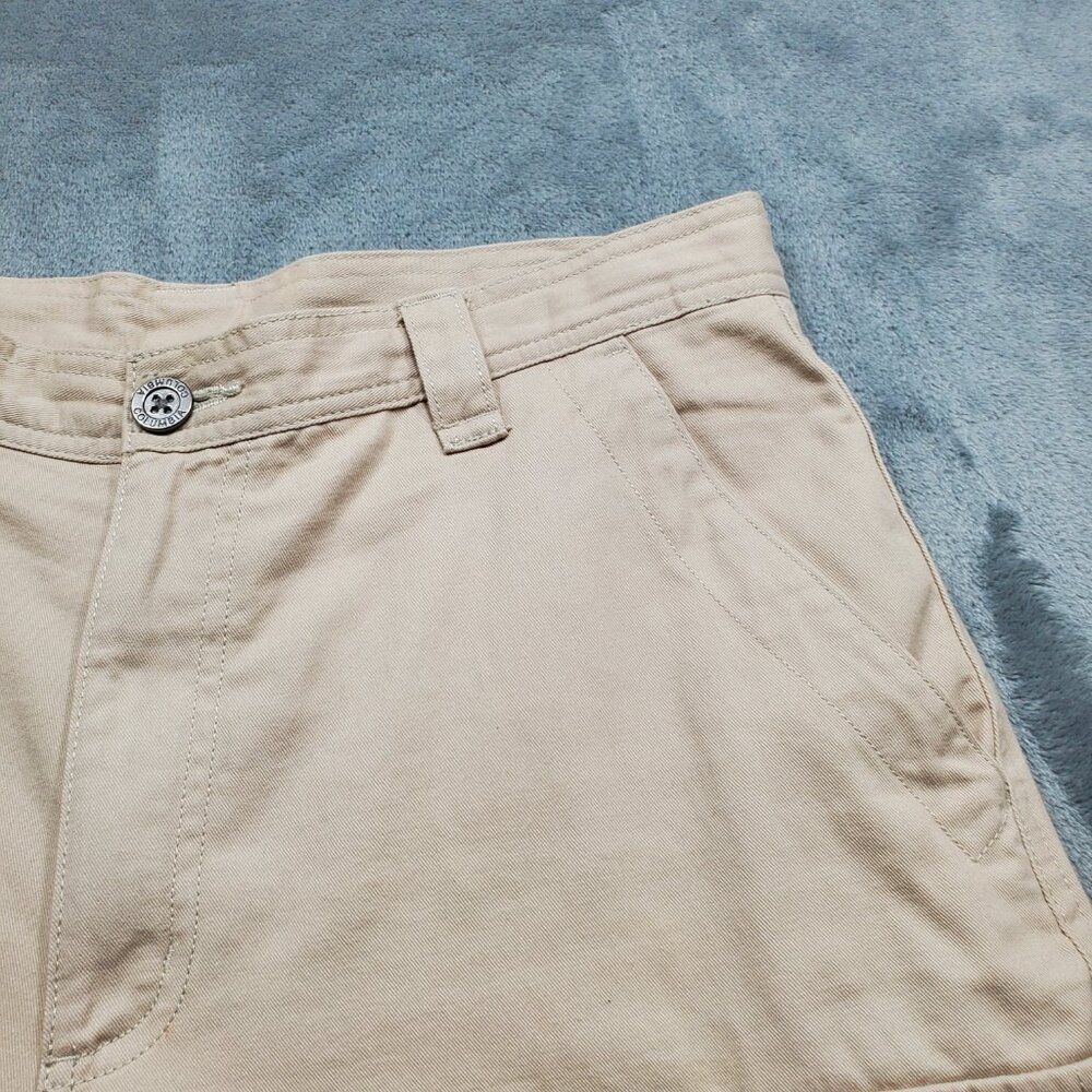 Columbia Omni-Shade Sun Protection Chino Shorts Khaki Cargo 6 Pockets Men Sz 32 - Picture 8 of 13